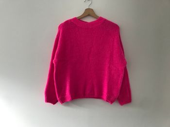💖Pull Éclatant FUSCHIA / Rose Vif