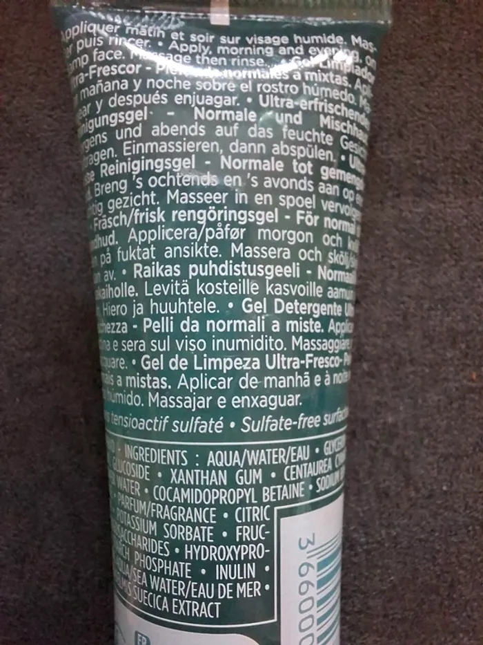 Gel nettoyant visage Yves Rocher Pure Algue - 30 ml - photo numéro 3