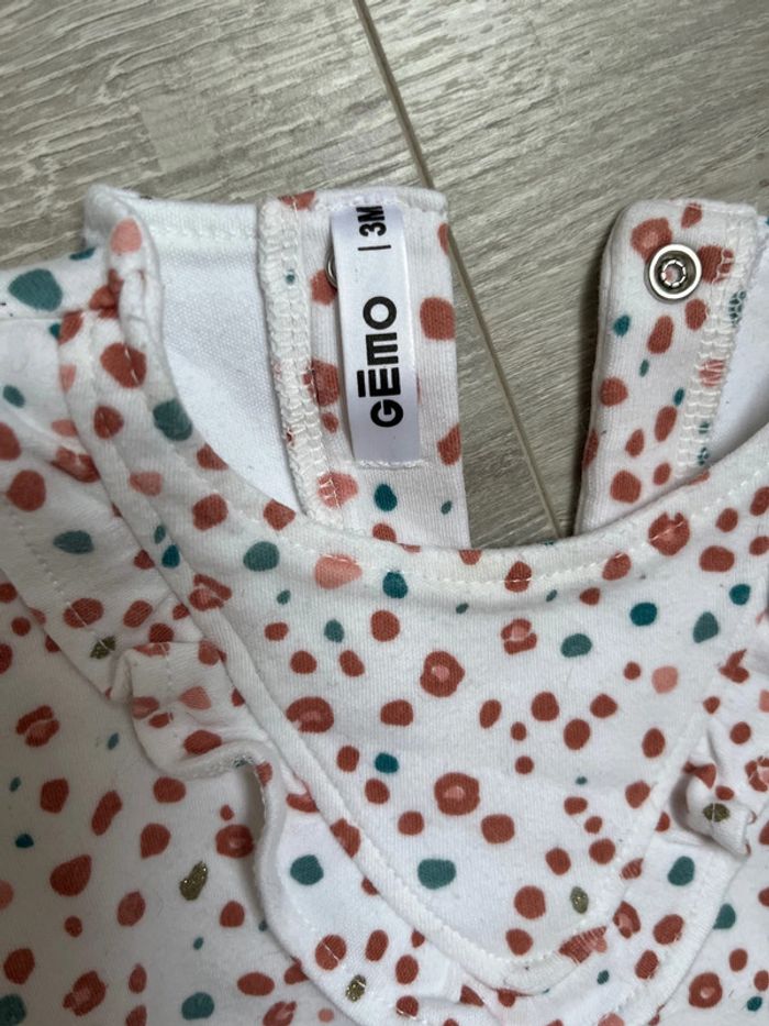 Ensemble Pull body intégré bébé fille 3 mois - photo numéro 2