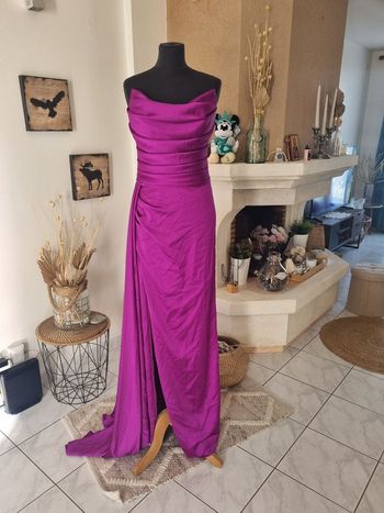 Robe de soirée Fushia