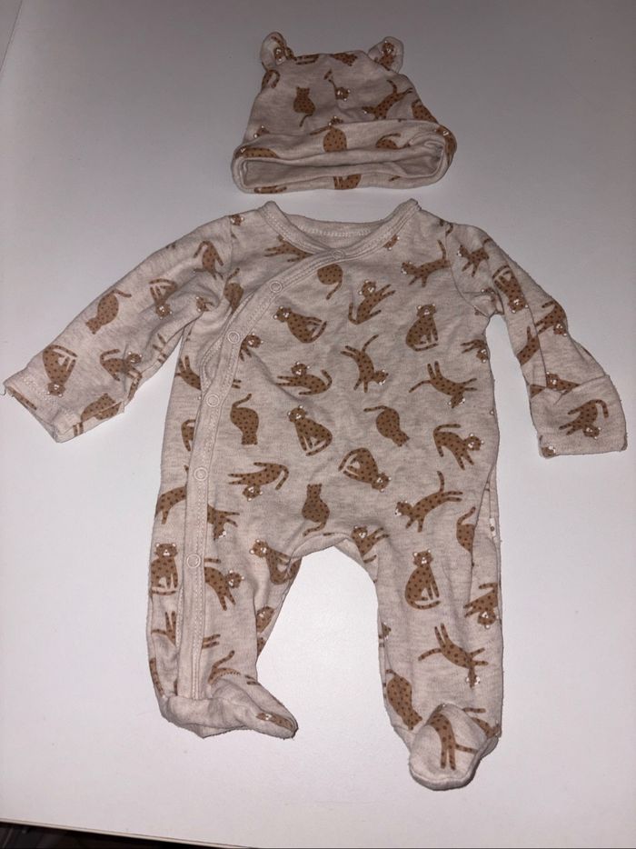 Lots de 4 pyjamas  bébé 0 mois - photo numéro 4