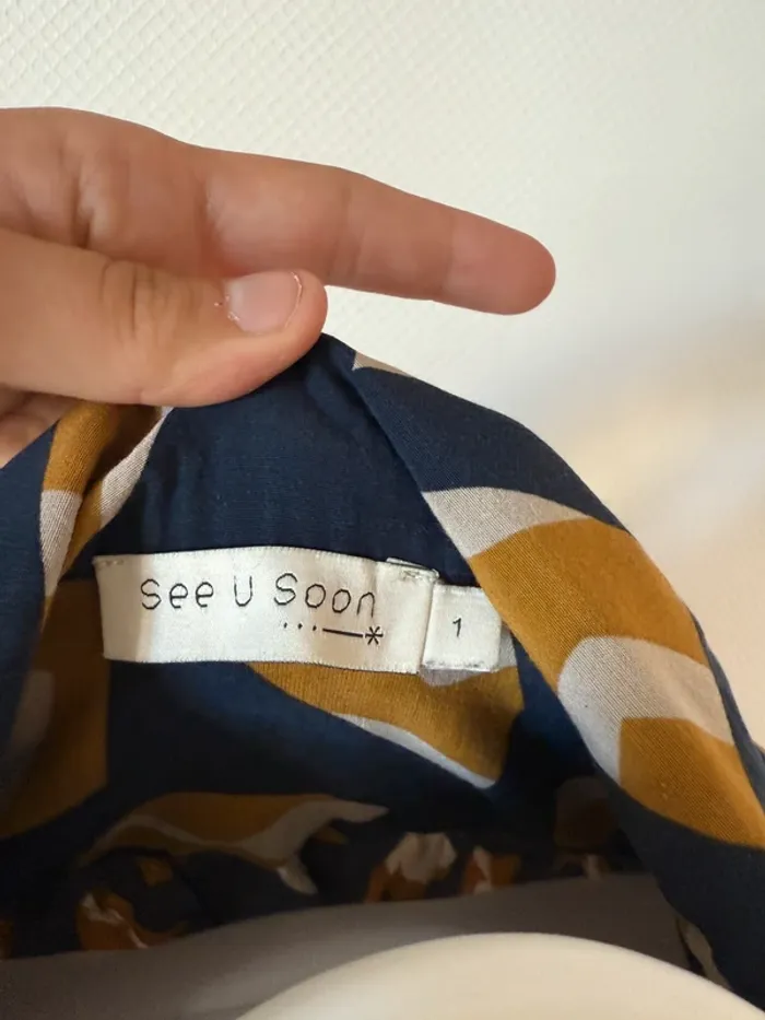 Blouse en très bon état taille 36 see u soon - photo numéro 6