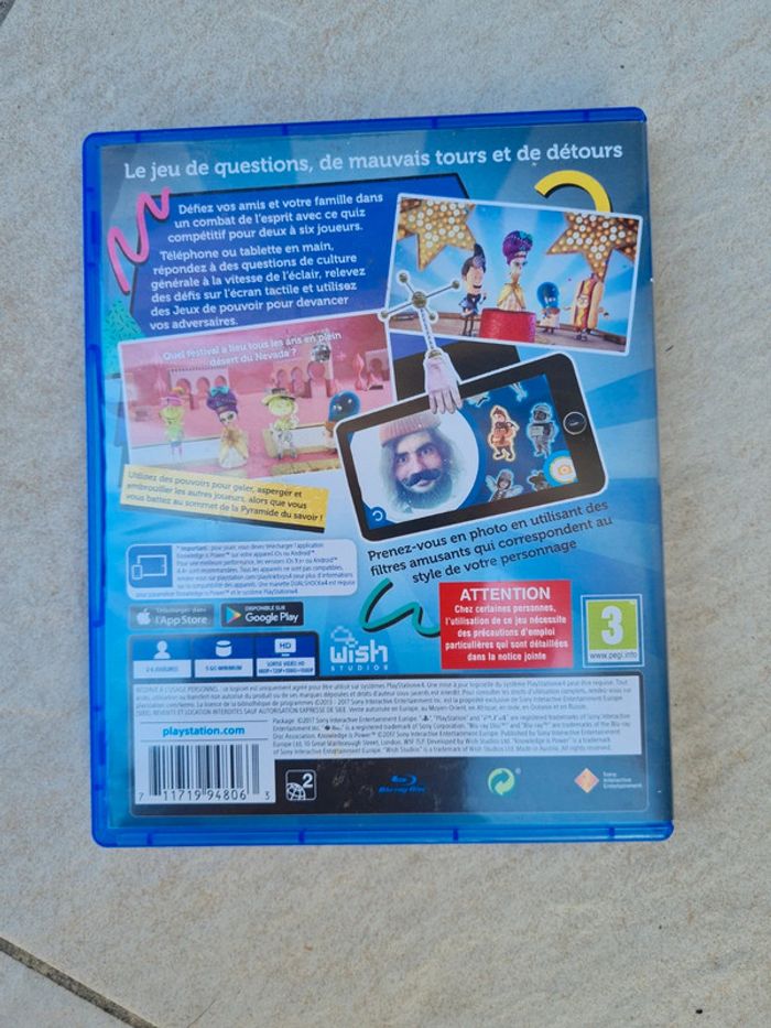 Jeu PS4 - Knowledge is power - multi joueurs- comme neuf - photo numéro 2