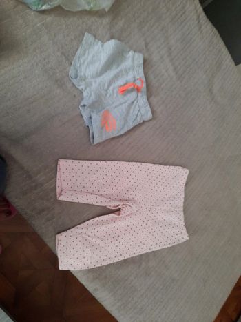 Petit legging +petit short 6 mois fille