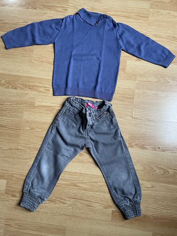 Ensemble pull et jeans 3 ans