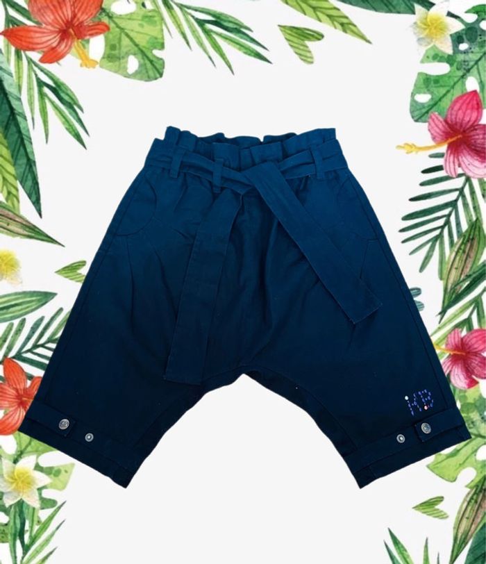 🪴🌿Short sarouel Y2K éco Kanabeach Biologik Hemp & Cotton Boho Streetwear shorts🌿🪴 - photo numéro 2