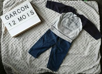Ensemble bébé garçon 12 mois Mini Liberto