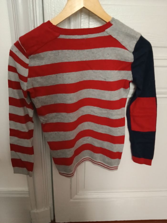 Pull United colors of Benetton marine et multicolore - photo numéro 3