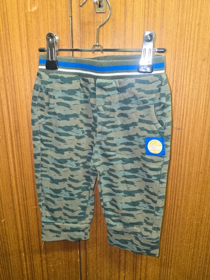 Pantalon bébé camouflage – confort élastique