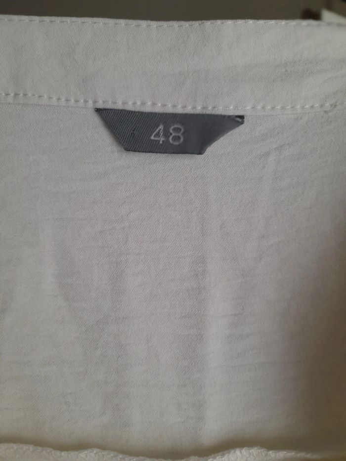 Blouse sans manches creme 48 - photo numéro 2