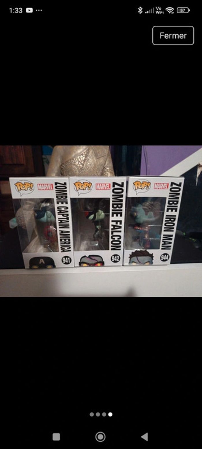 Neuf 🔥🔥 Lot 3 pop Funko spécial édition Marvel zombie - photo numéro 3