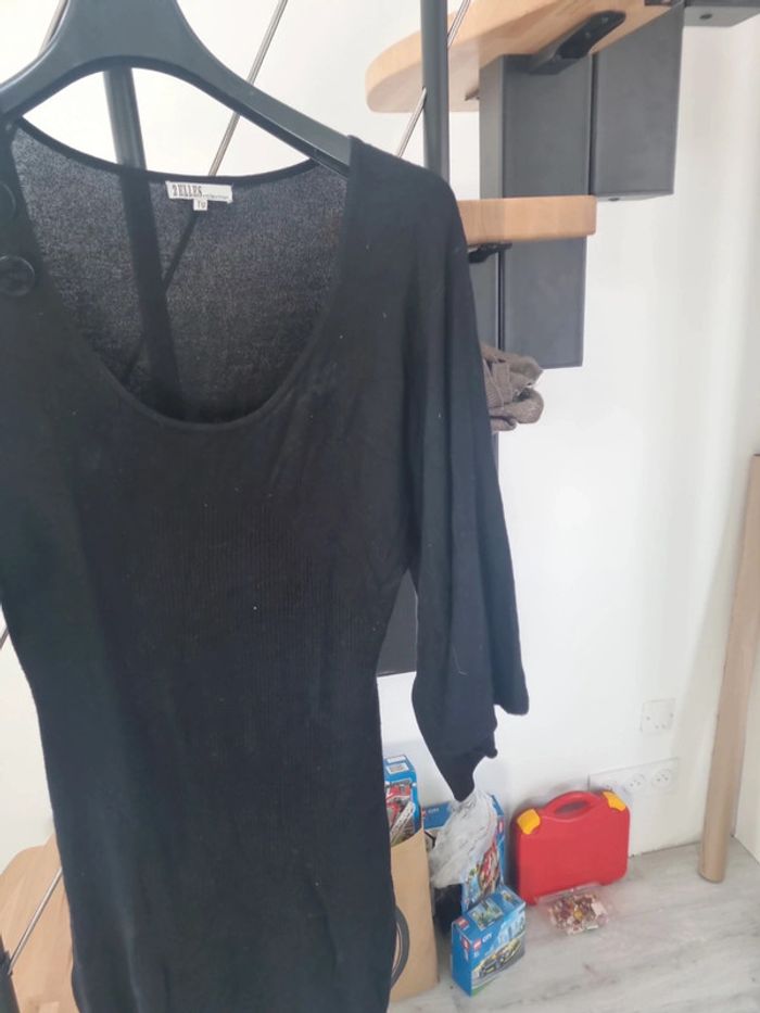 Robe pull noir - photo numéro 3