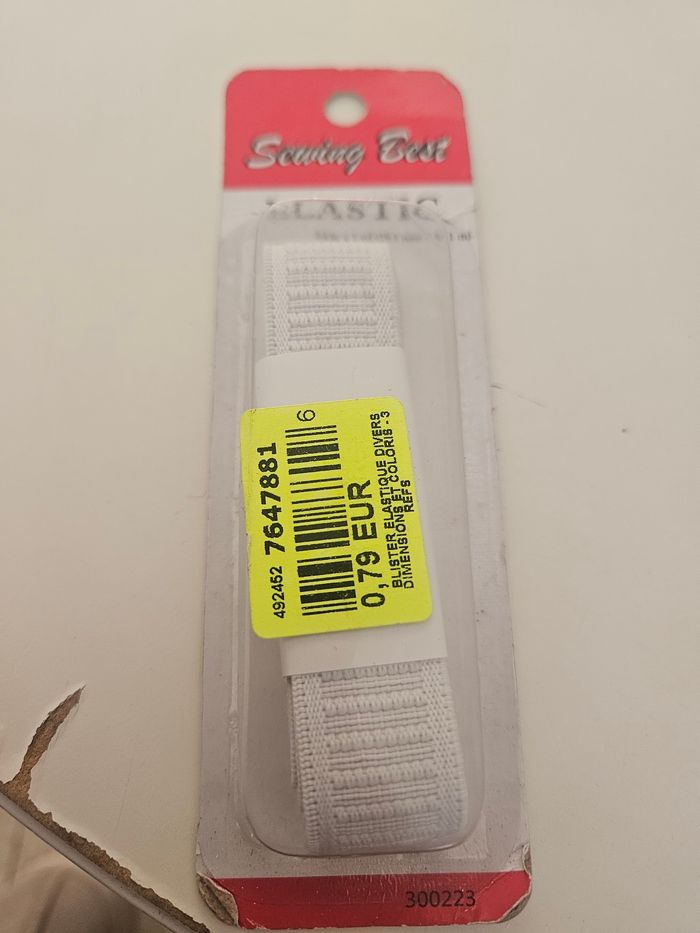 Élastique de couture