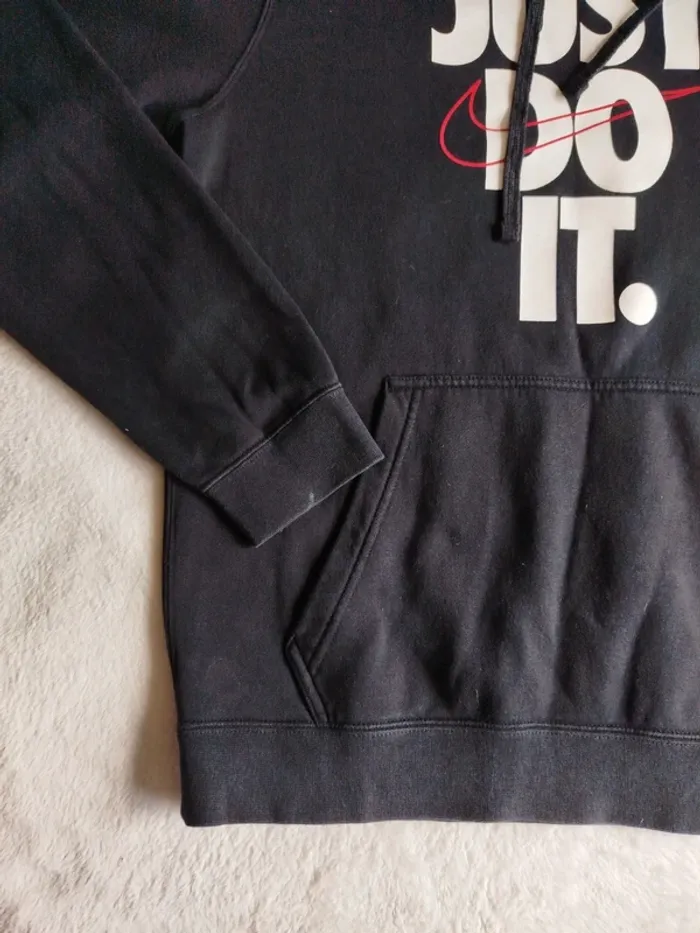 Pull à capuche Nike Just Do It noir taille S - photo numéro 7