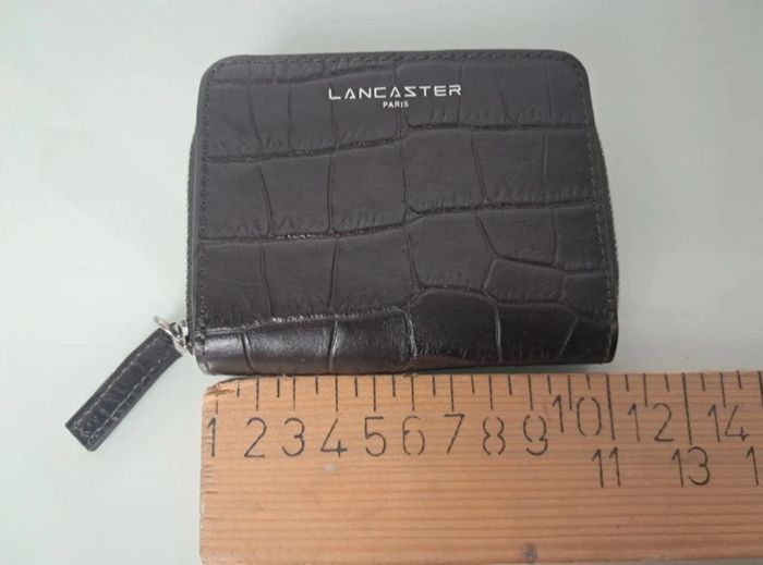 Lancaster portefeuille porte-monnaie porte carte en cuir marron neuf - photo numéro 10