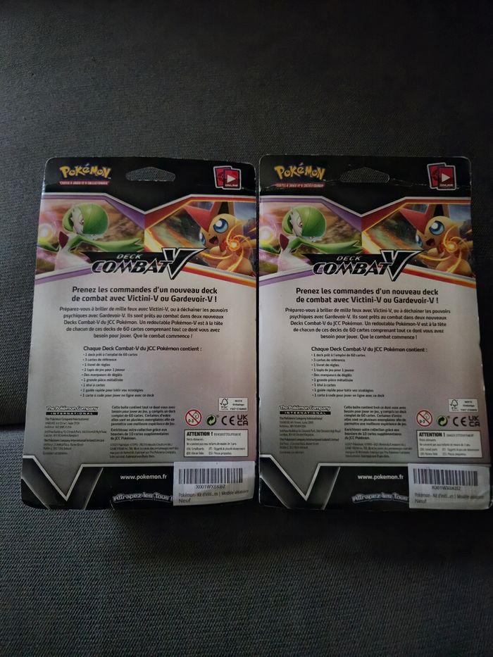 Lot de 2 decks pokemon gardevoir - photo numéro 2