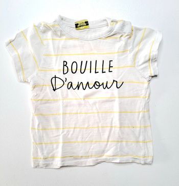 T-shirt bouille d'amour 18 mois