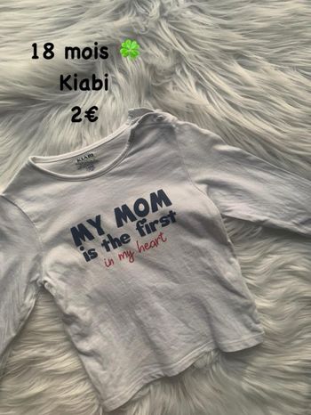T-shirt 🍀 18 mois 🍀 Kiabi