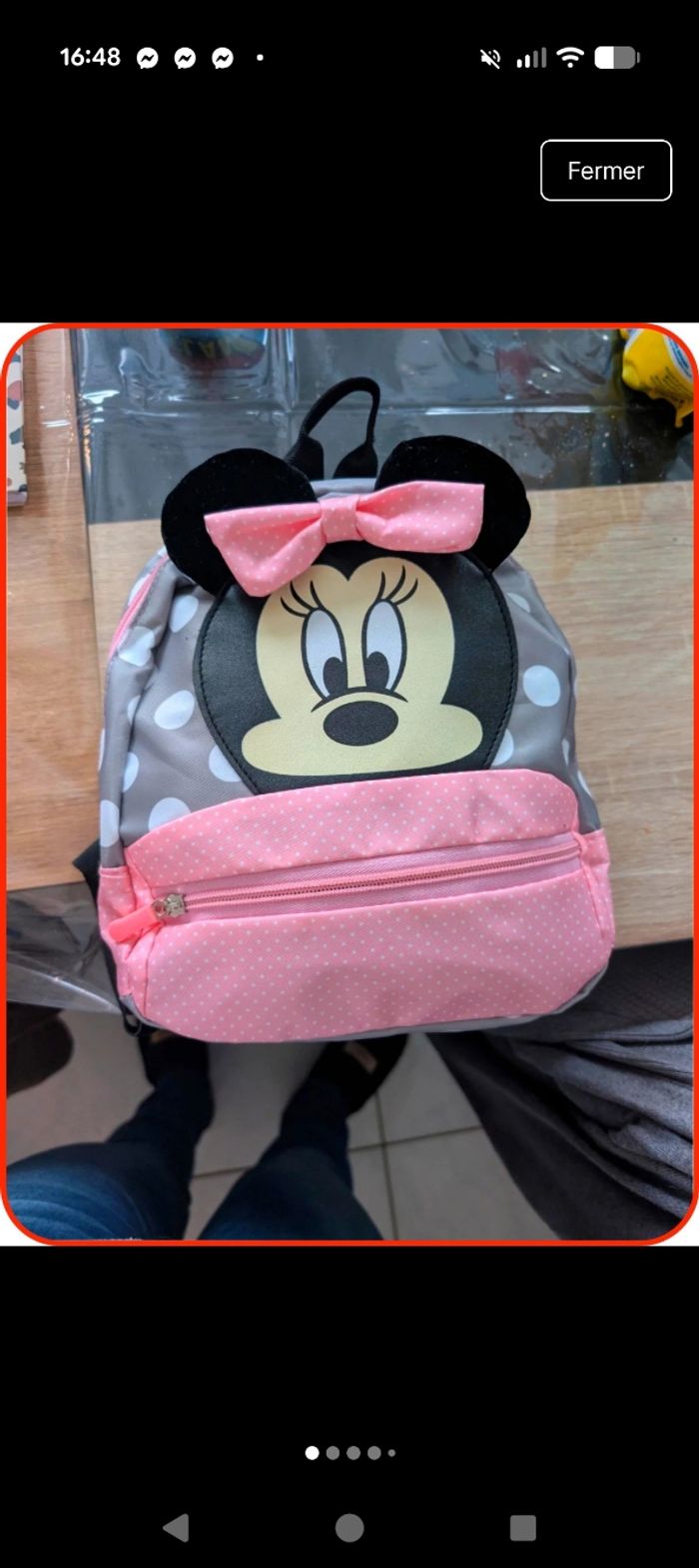 Petit sac à dos Minnie Mouse Disney neuf