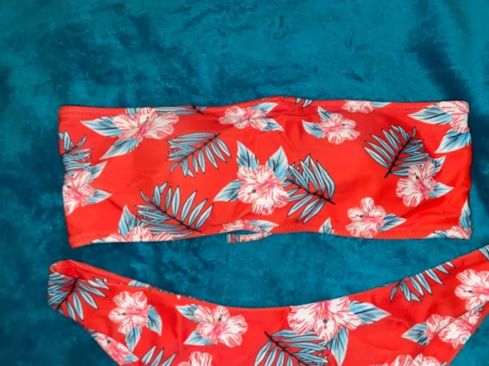 Maillot de bain rouge SHEIN L - photo numéro 2