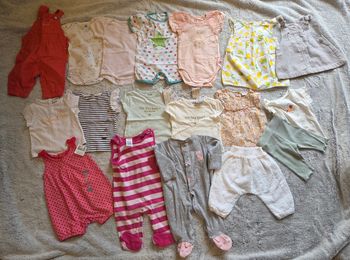 Lot de vêtements 3 mois fille été zara kiabi tape à l'œil Billiblush etc ... Neuf