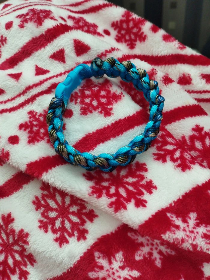 Bracelet de survie  paracorde homme  fait main - photo numéro 2