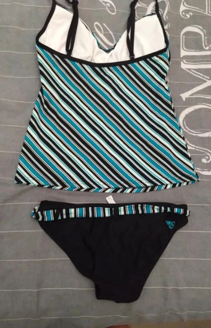 Maillot de bain deux pièces esprit t 38 - photo numéro 3
