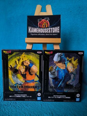 Duo Figurines Goku SSJ2 & Majin Vegeta – Dragon Ball Z – Match Makers – Banpresto – Officielles Impo