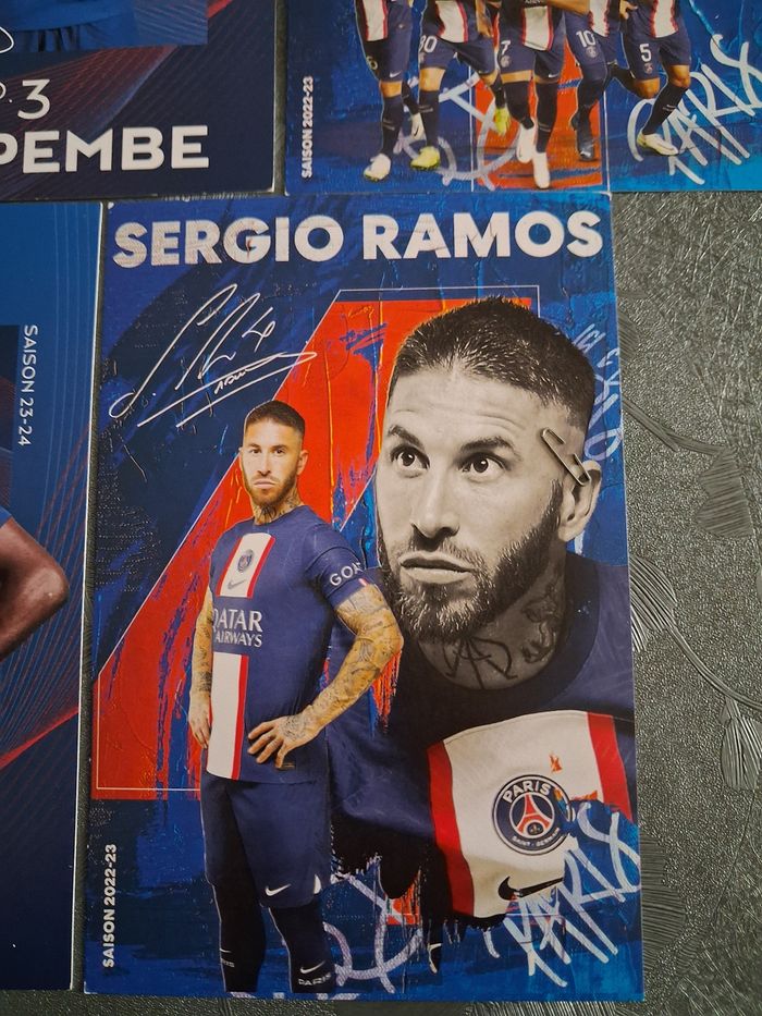 5 cartes joueurs PSG - photo numéro 6