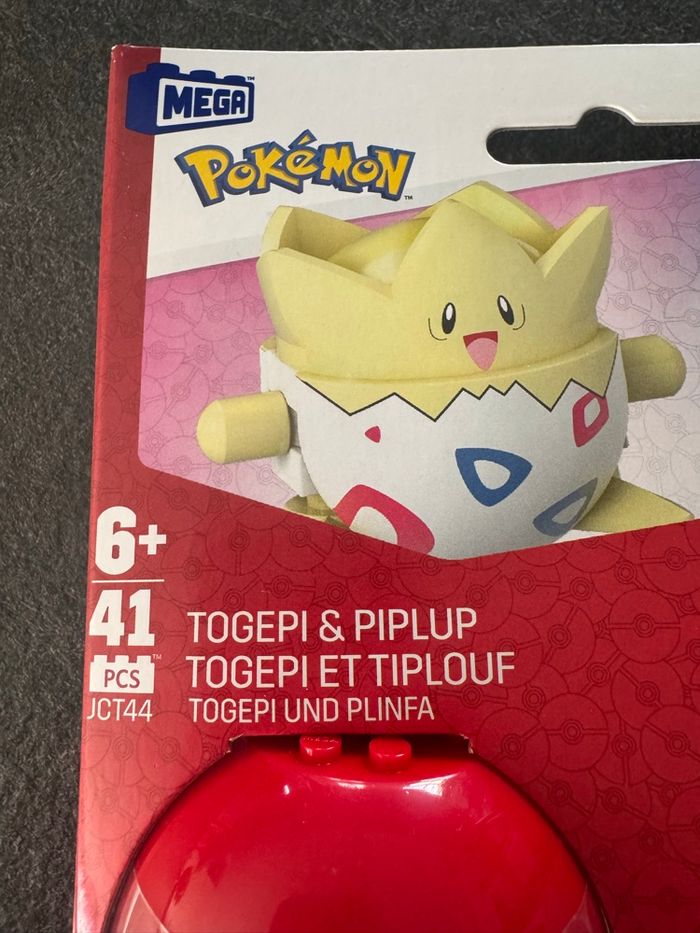 🧸 Pokémon Mega - 2 pokeballavec personnage à construire - Togepi et Tiplouf- neuf - photo numéro 2