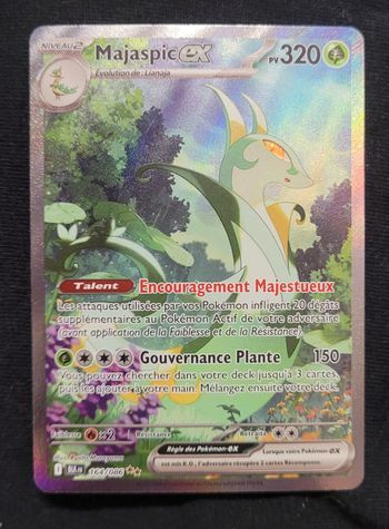 Carte Pokémon Majaspic EX Alternative 164/086 Foudre Noire EV10.5 BLK FR