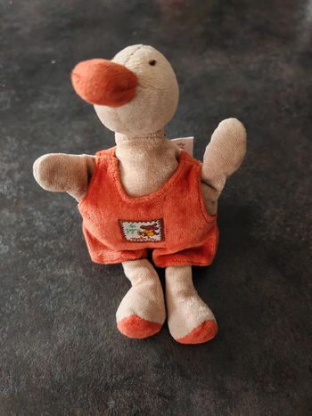 Doudou canard les zazous