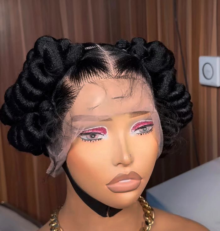 Perruque full lace wig tresses bantu knox fulani braids bohoo braids - photo numéro 5