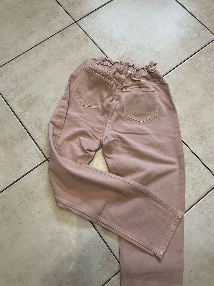 Jeans fille rose