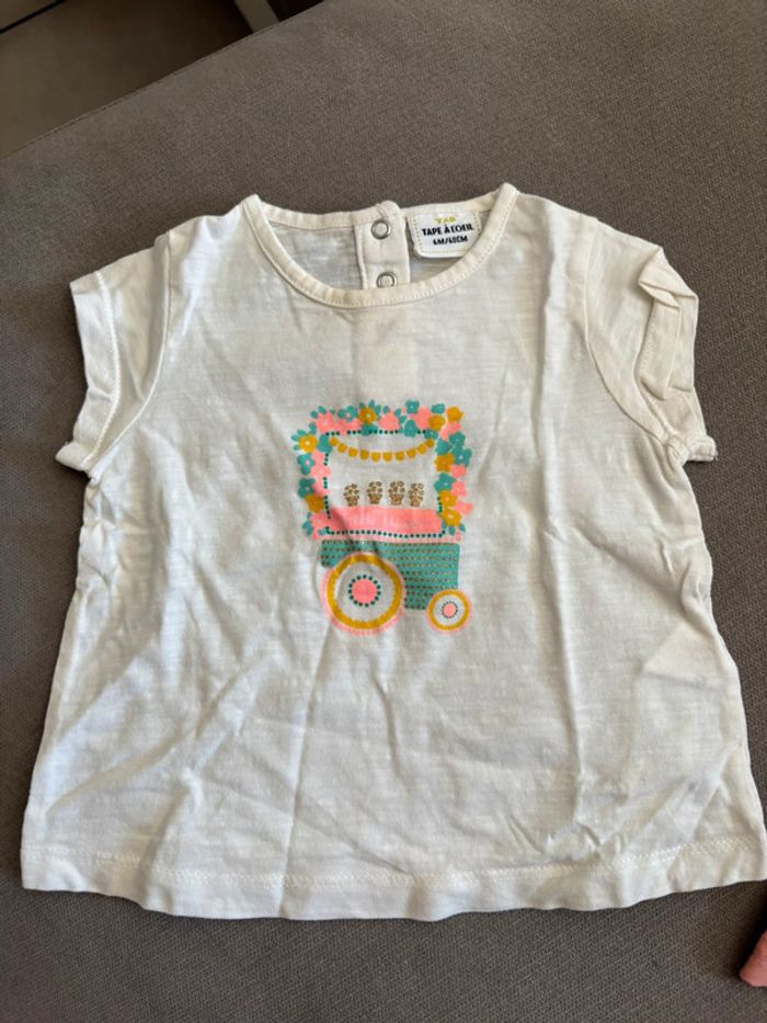 TEE shirt manche courte 6 mois - photo numéro 3