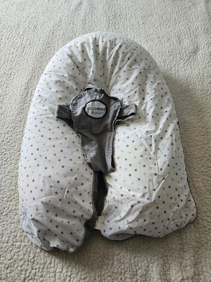 Coussin de maternité Candide multirelax avec housse + 2 housses supplémentaires - photo numéro 2
