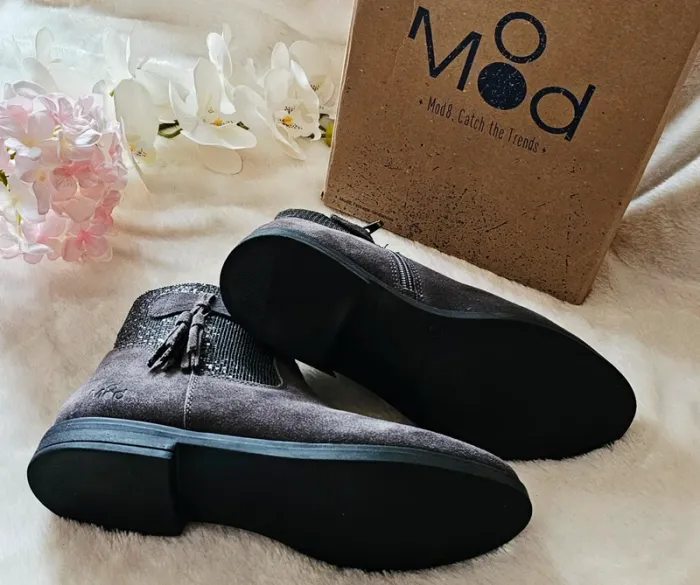 Bottes Bottines Cuir Zip Mod8 T38 - photo numéro 2