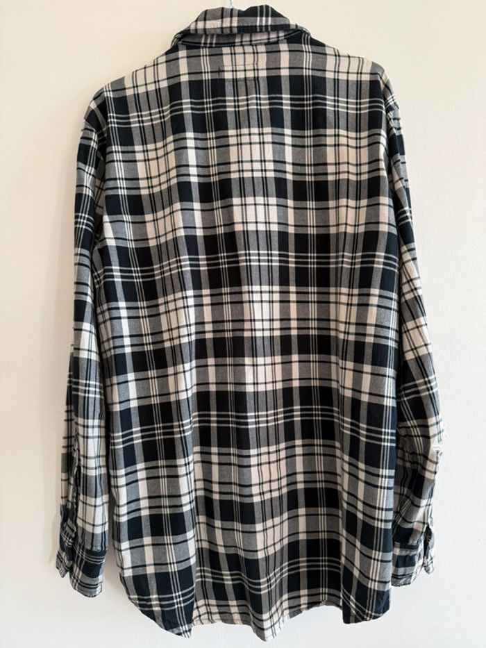 Chemise / Surchemise vintage Orignal Use en coton taille M couleur crème et noire - photo numéro 7