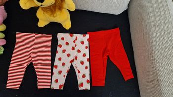 Lots 3 leggings bebe fille