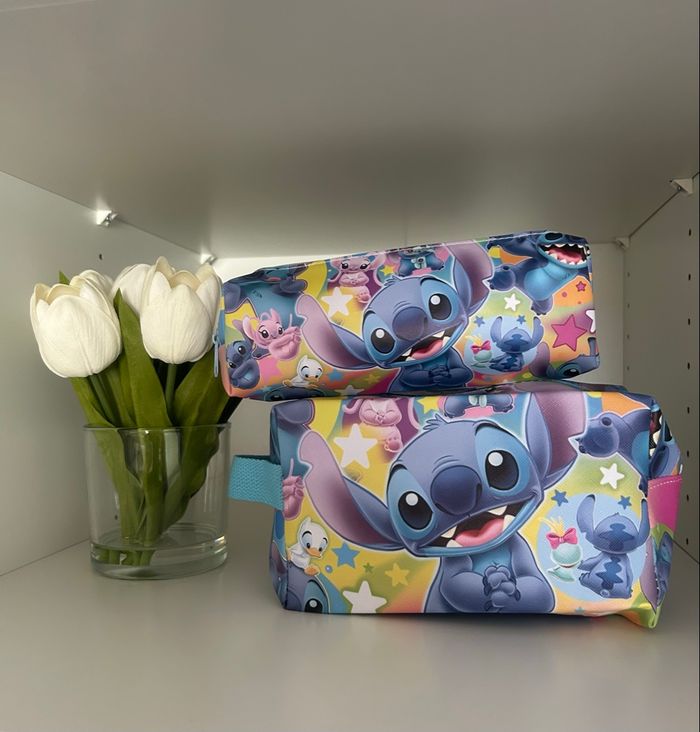 Ensemble stitch trousse de toilette et trousse à crayons