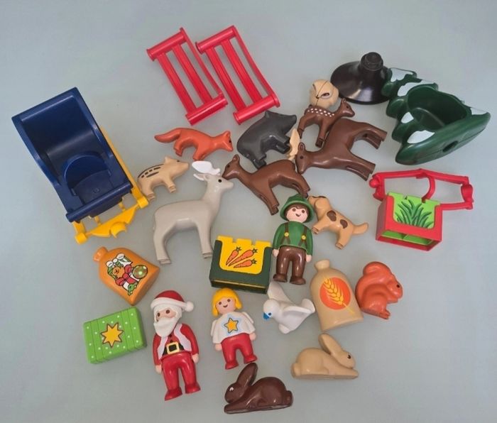 123 playmobil calendrier de l'avent Noel en forêt 5497 complet - photo numéro 2