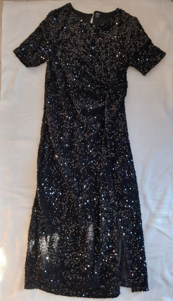 Robe sequins noir de grossesse kiabi taille M