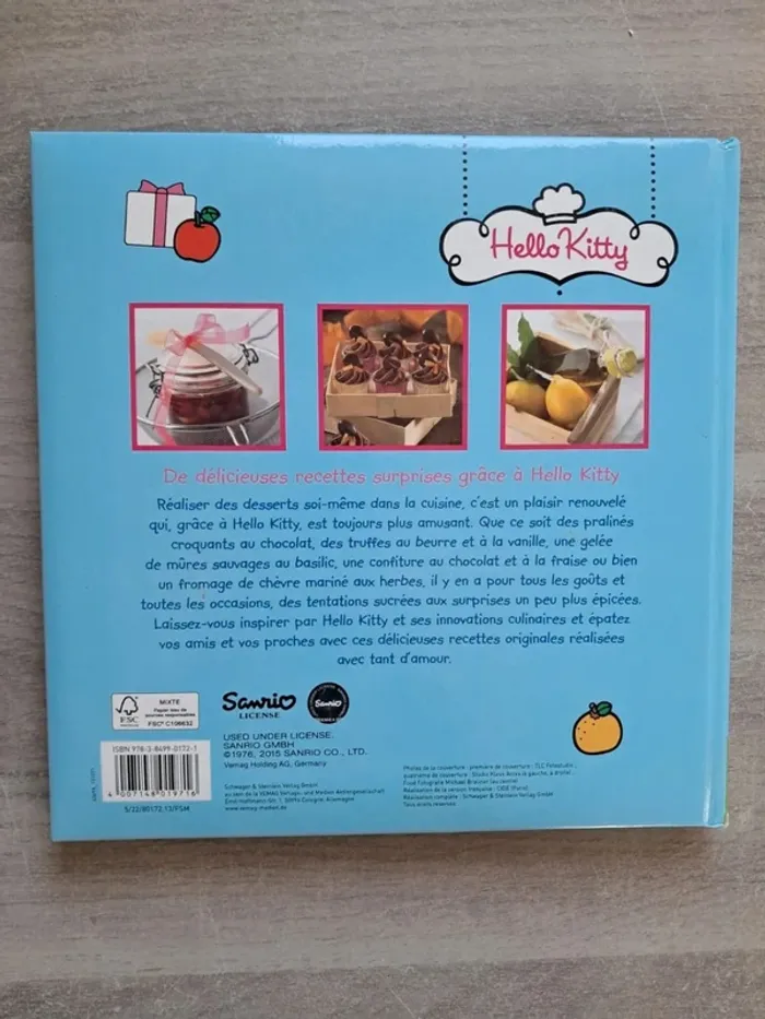 Livre la cuisine en fête hello kitty - photo numéro 2