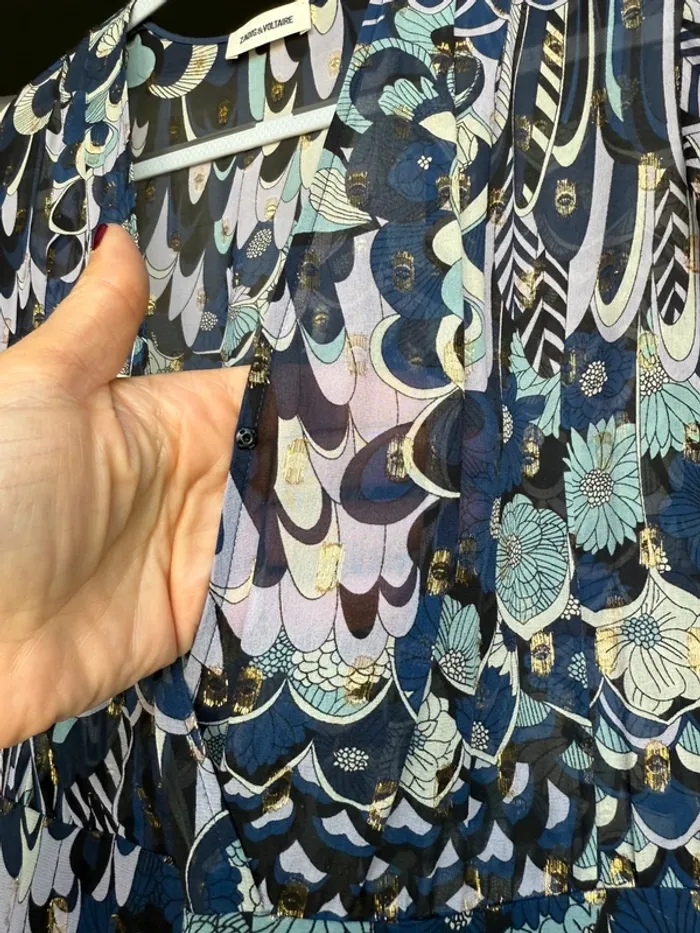 Robe soie modèle Roumy zadig et voltaire - photo numéro 3