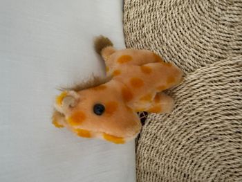 Bébé girafe tacheté orange Chosun vintage 1987