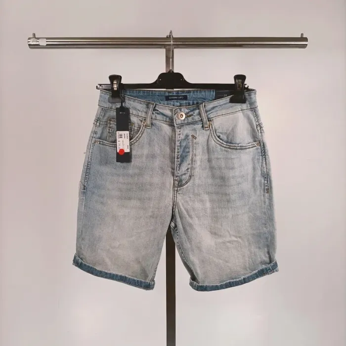 Short en jean clair Gianni Lupo - Taille 42 (XL) - A298