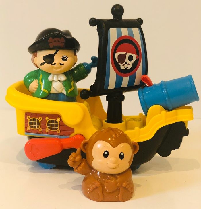 Vtech Tut Tut Copains le bateau pirate magique de Gauthier le pirate aventurier Singe filou lot SOP77
