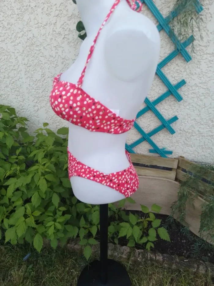 maillot de bain avec coussinets rembourrés amovibles - taille 36 - polyester - photo numéro 3