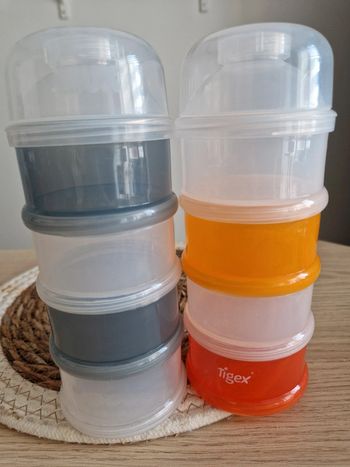 🧡 Boîtes doseuse lait Tigex et Nuk