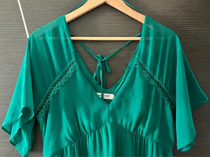 Robe Naf Naf vert - Taille 40 - photo numéro 2